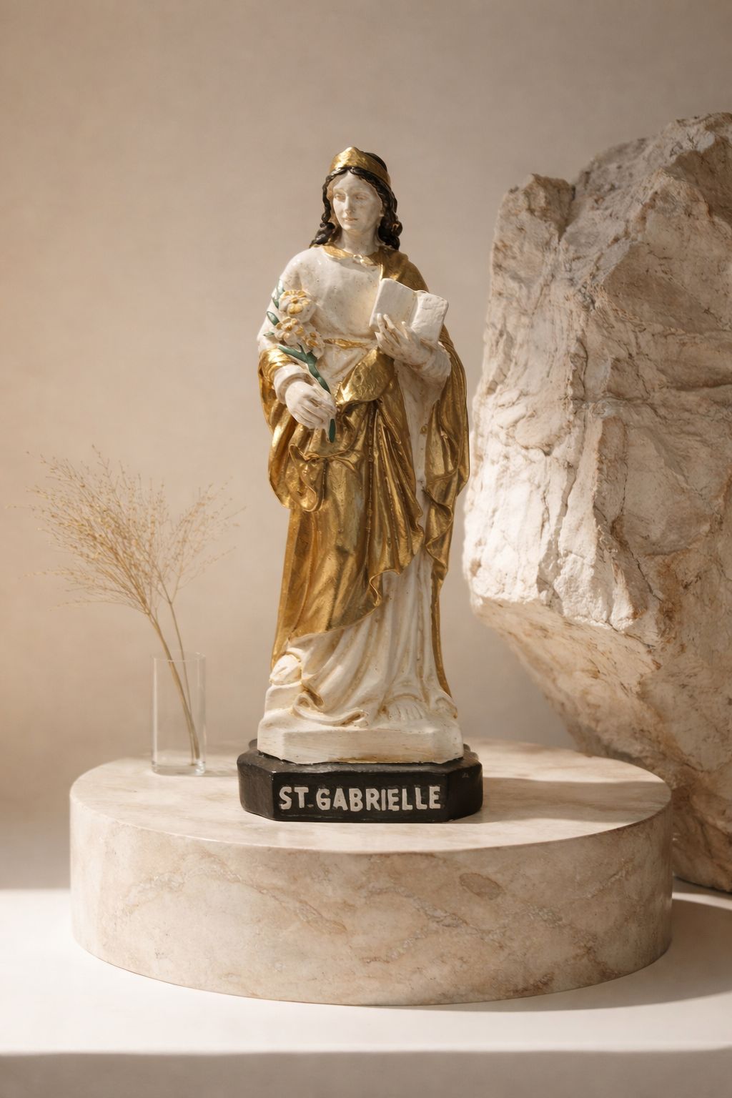 Estatua del Arcangel San Gabriel 32 cm.