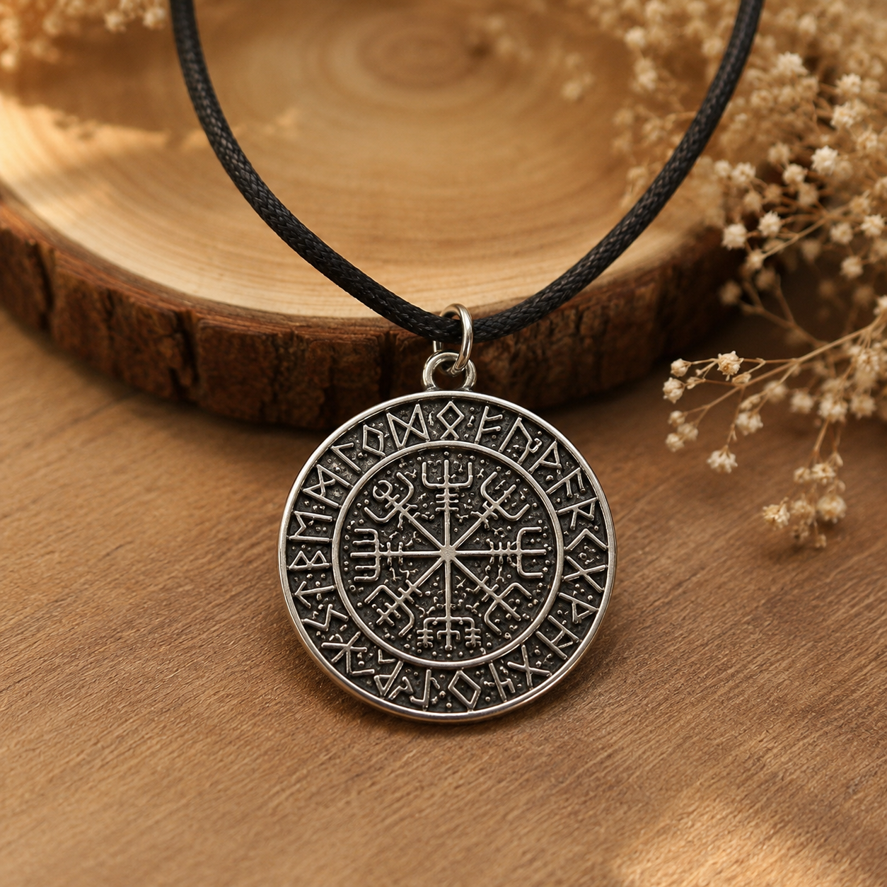Colgante vegvisir vikingo