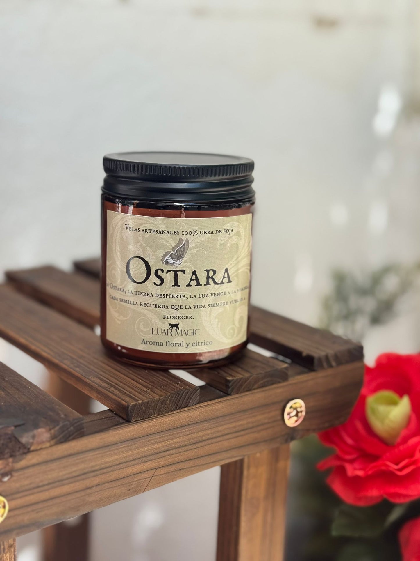 Vela Ritual Ostara - Renacimiento y despertar de la luz.