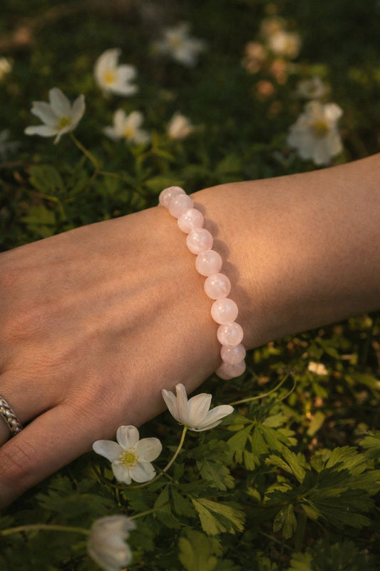 Pulsera de cuarzo Rosa – Amor y Calma