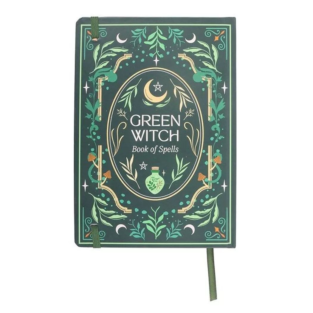 Libreta A5 de la bruja verde.