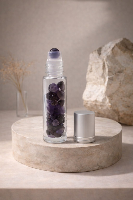 Botella en roll-on amatista