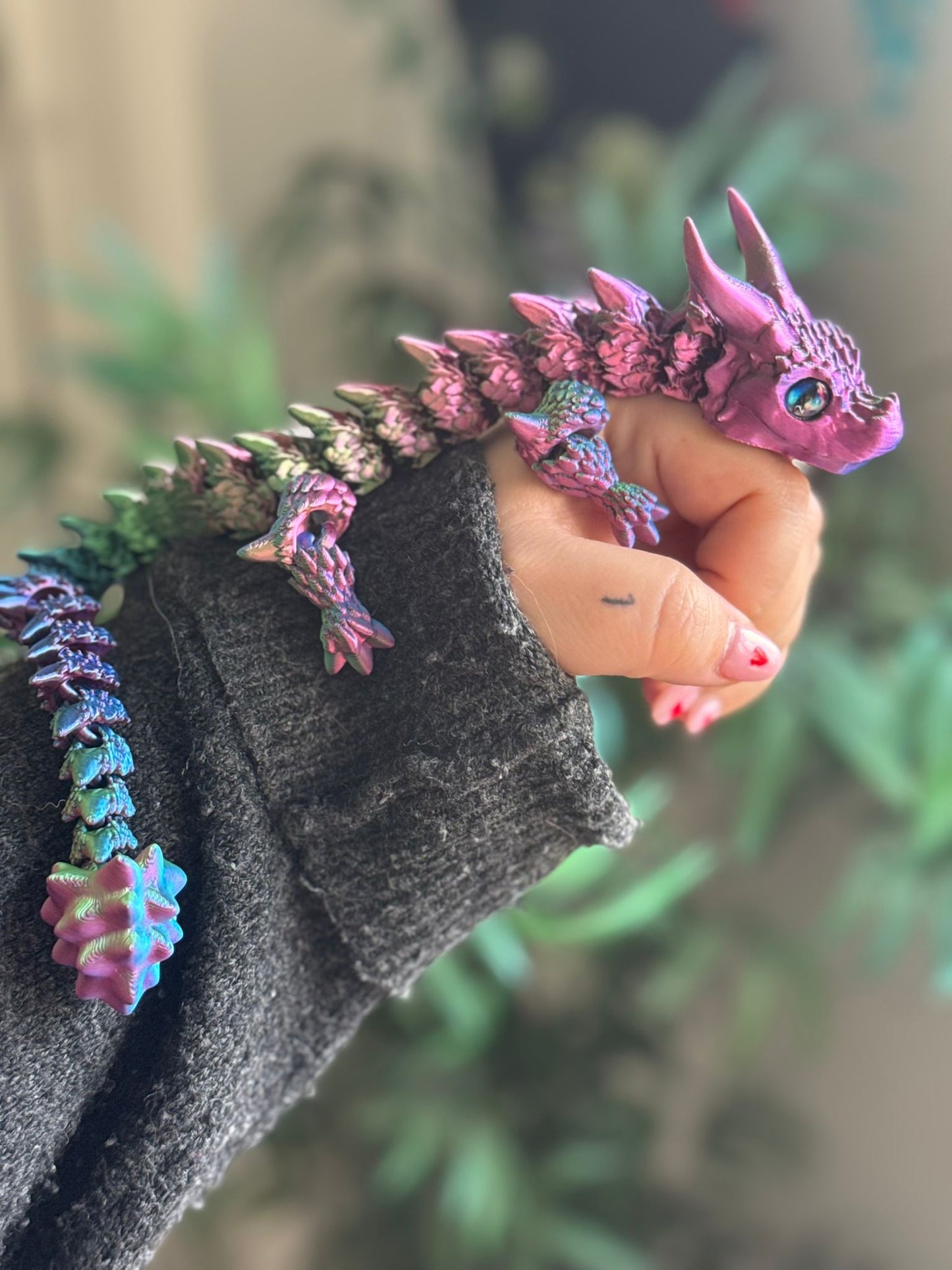 Dragón Moldeable Morado