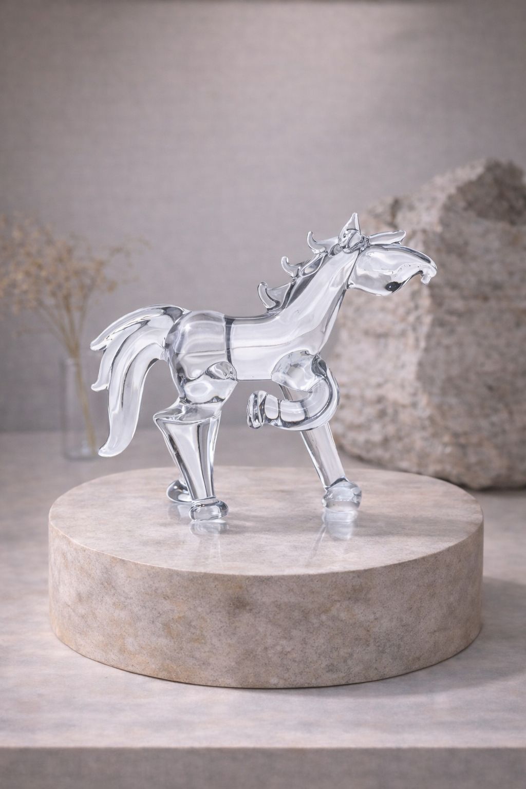 Figura Caballo de cristal