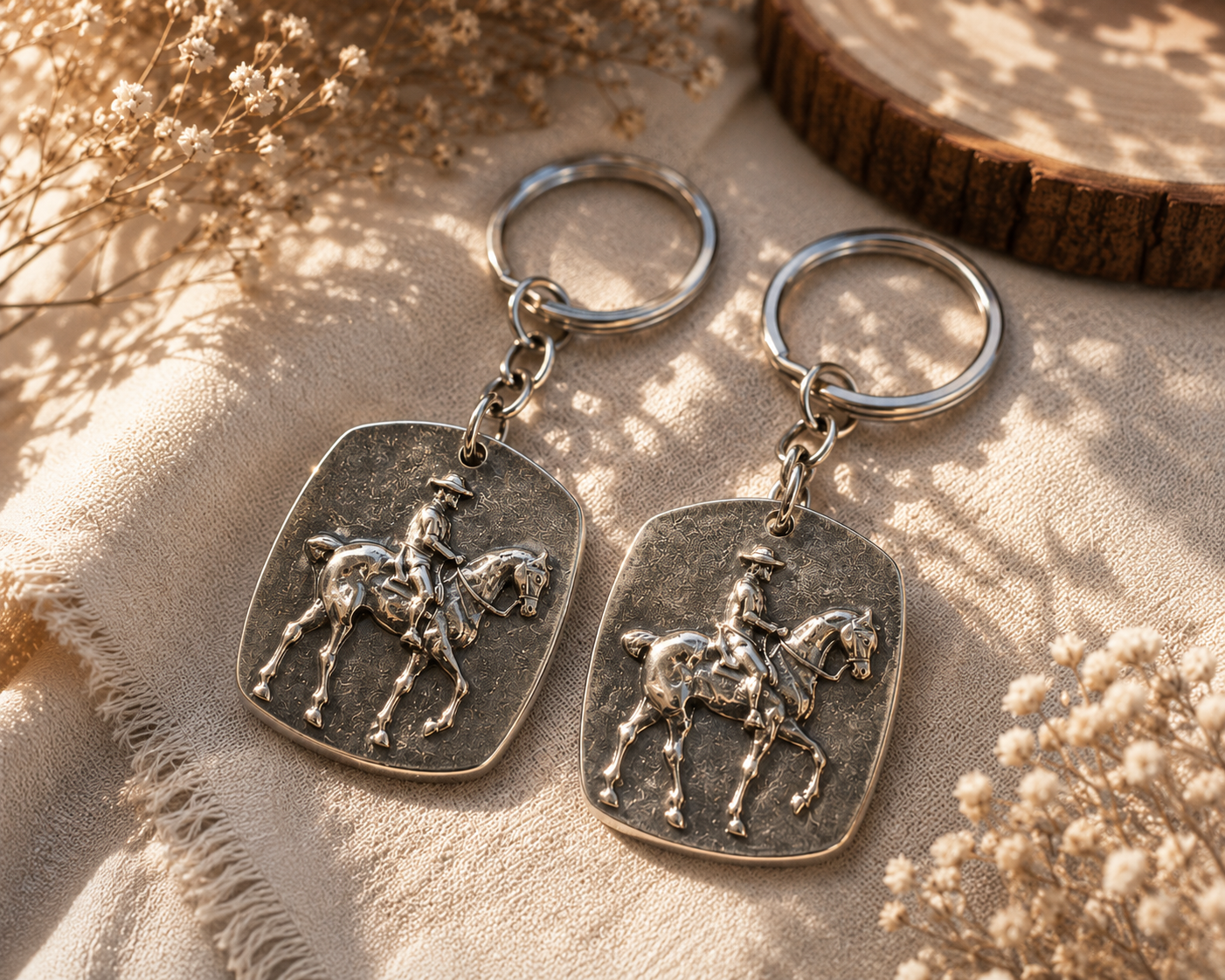 ✨ Llavero Caballo en Plata ✨