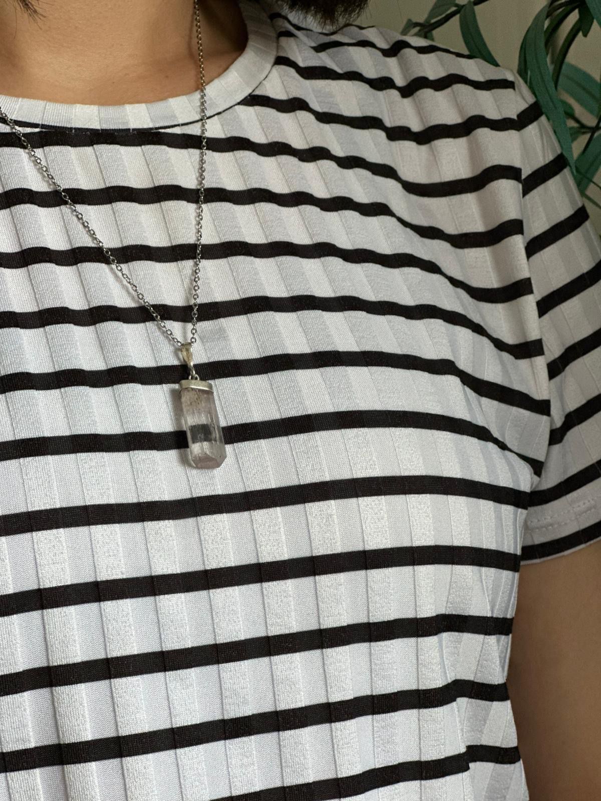 Colgante de plata con kunzita